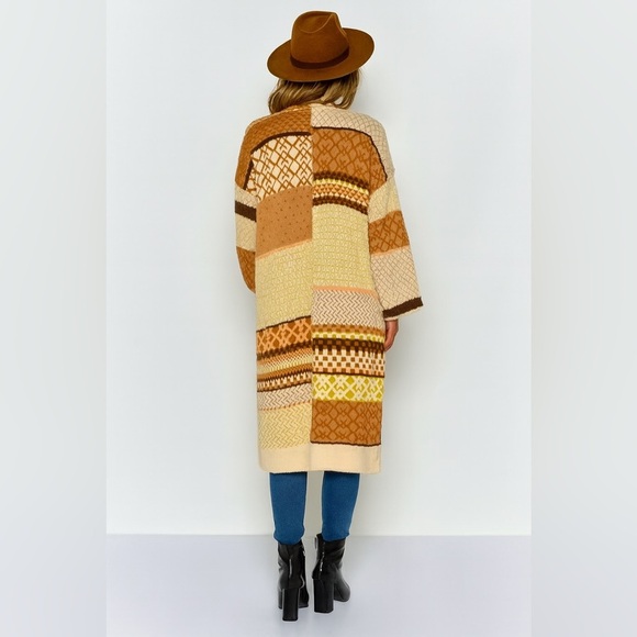 Black Tape Small Knit Long Cardigan - Picture 2 of 9